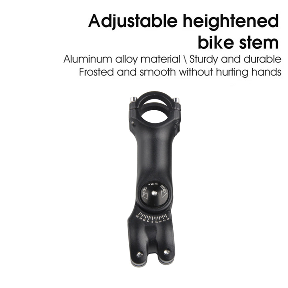 Jercoda Bike Stem, 31.8mm 4.72 in Adjustable Mountain Bike Handlebar Stem Riser, Extender Bicycle Stem for Racing Bike Road Bicycle