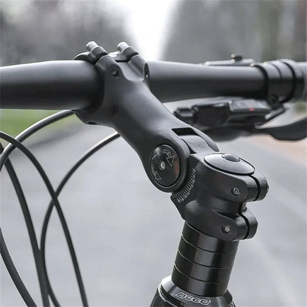 Jercoda Bike Stem, 31.8mm 4.72 in Adjustable Mountain Bike Handlebar Stem Riser, Extender Bicycle Stem for Racing Bike Road Bicycle