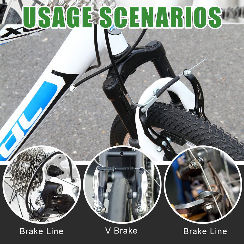 Jercoda 1 Set Bike v Brake, Bike Disc Brake Aluminum Front and Rear Caliper Brakes for Road Bike Mountain Bike